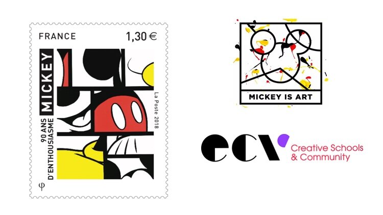 Félix Sikora, étudiant à l'ECV et créateur d'un timbre pour les 90 ans de Mickey