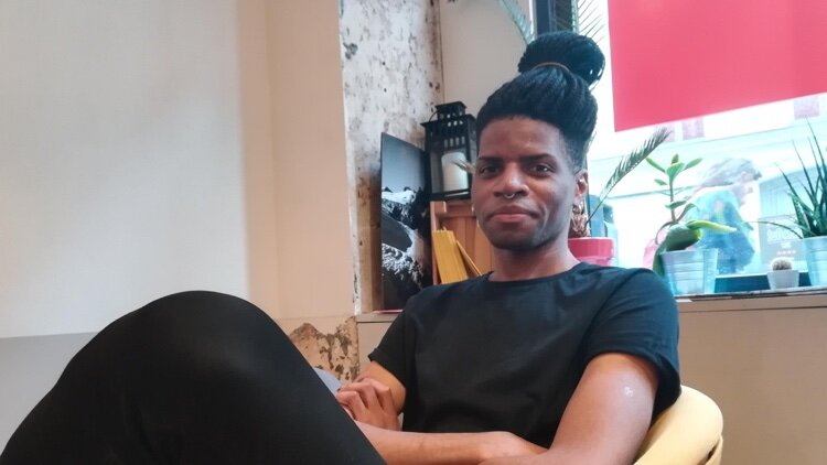 Serge B, futur élève de l'Atelier Chardon Savard - "J’aimerais créer une sorte de rupture, une cassure avec ce qu’on fait aujourd’hui : je trouve ça trop conventionnel…"