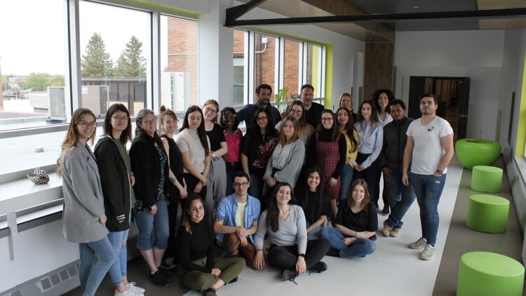 Les étudiants du Bachelor Design d'Espace au Québec