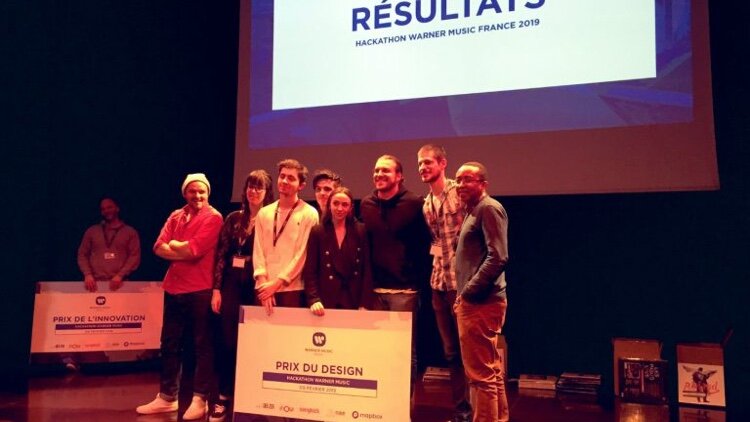 Les étudiants d'Epitech Toulouse au Hackathon Warner Music