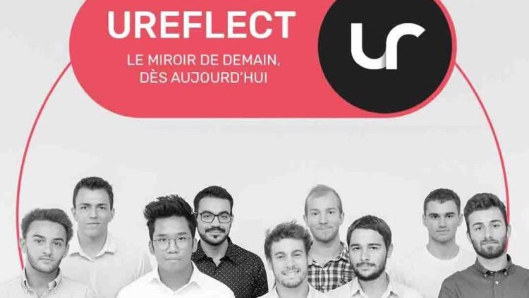 L'équipe uReflect au CES de Las Vegas