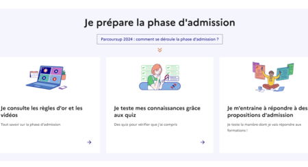 Phase d’admission : Parcoursup ouvre un site d’entraînement