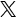 Pictogramme X