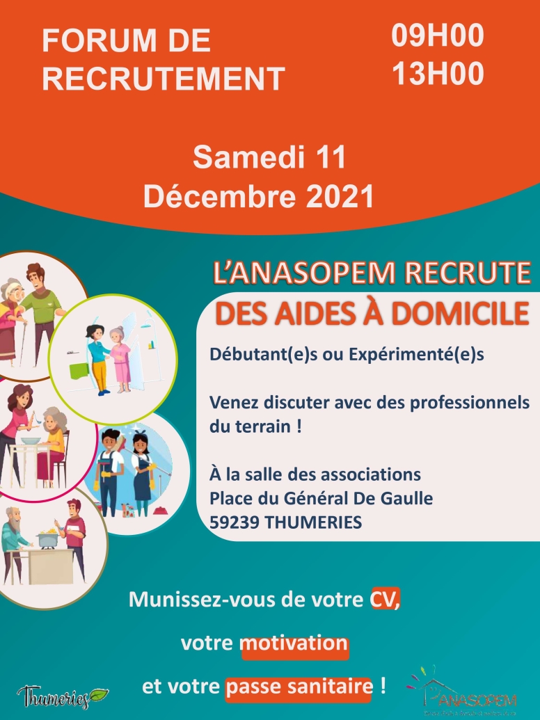 Visuel du forum, dessins d'aide à domicile