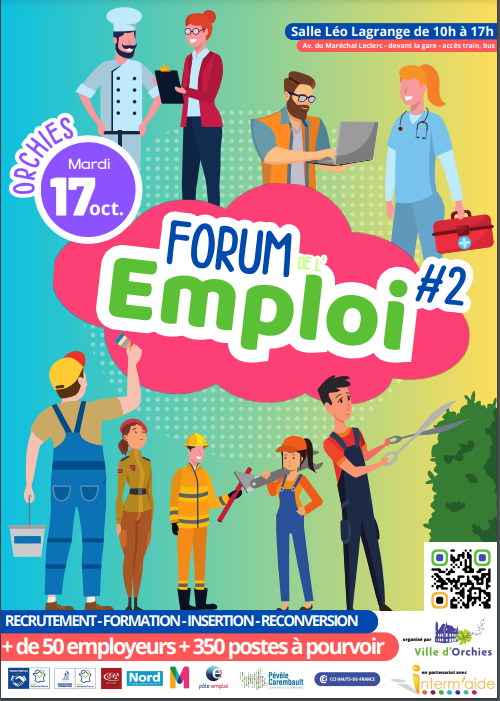 Forum Emploi - dessins métiers