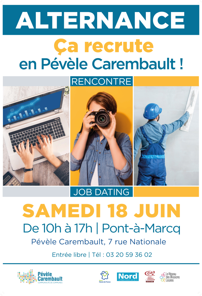 affiche job dating 18 juin