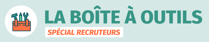 Visuel boîte à outils spécial recruteurs