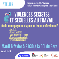 Violences sexistes et sexuelles au travail (VSST) : TOUS concernés !