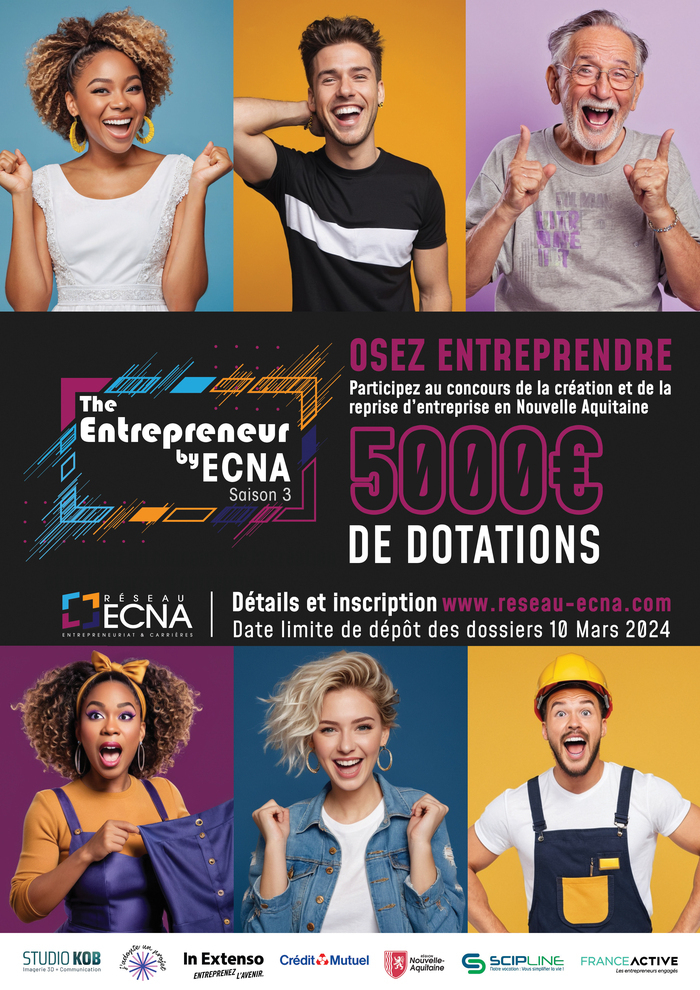 Le concours « The Entrepreneur by ECNA Saison 3 » est de retour !