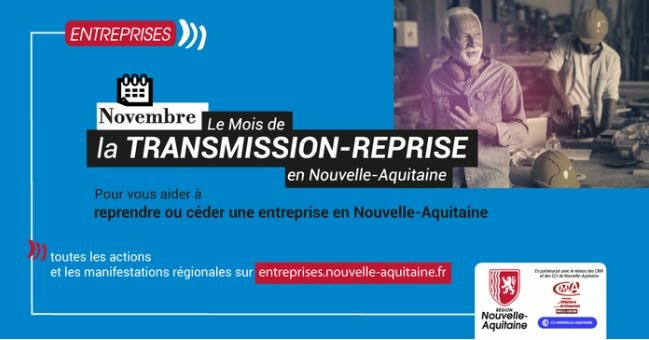 Mois transmission reprise entreprise nouvelle-aquitaine 2023