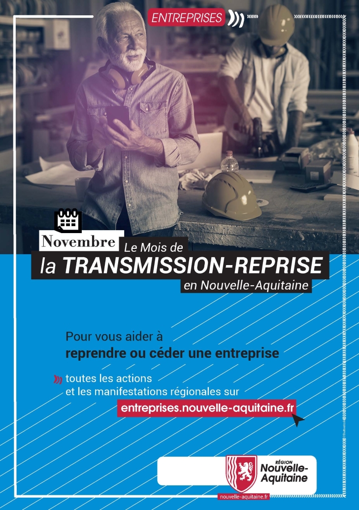 Mois de la transmission-reprise en Nouvelle-Aquitaine