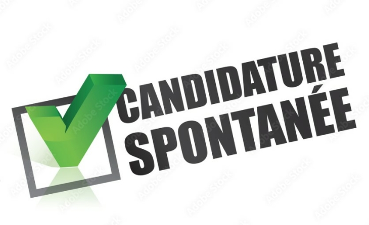 Candidature spontanée avec une case cochée