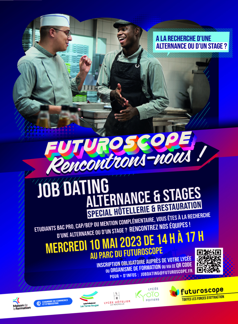 Job dating Futuroscope Alternance et Stages Hôtellerie-restauration
