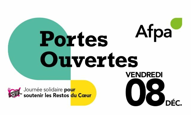 Journée Portes Ouvertes Solidaire AFPA Nouvelle-Aquitaine 8 décembre 2023