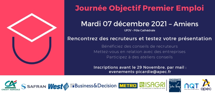 Journée Objectif 1er Emploi Mardi 7 décembre