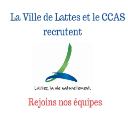 La Commune de Lattes et le CCAS recrutent 