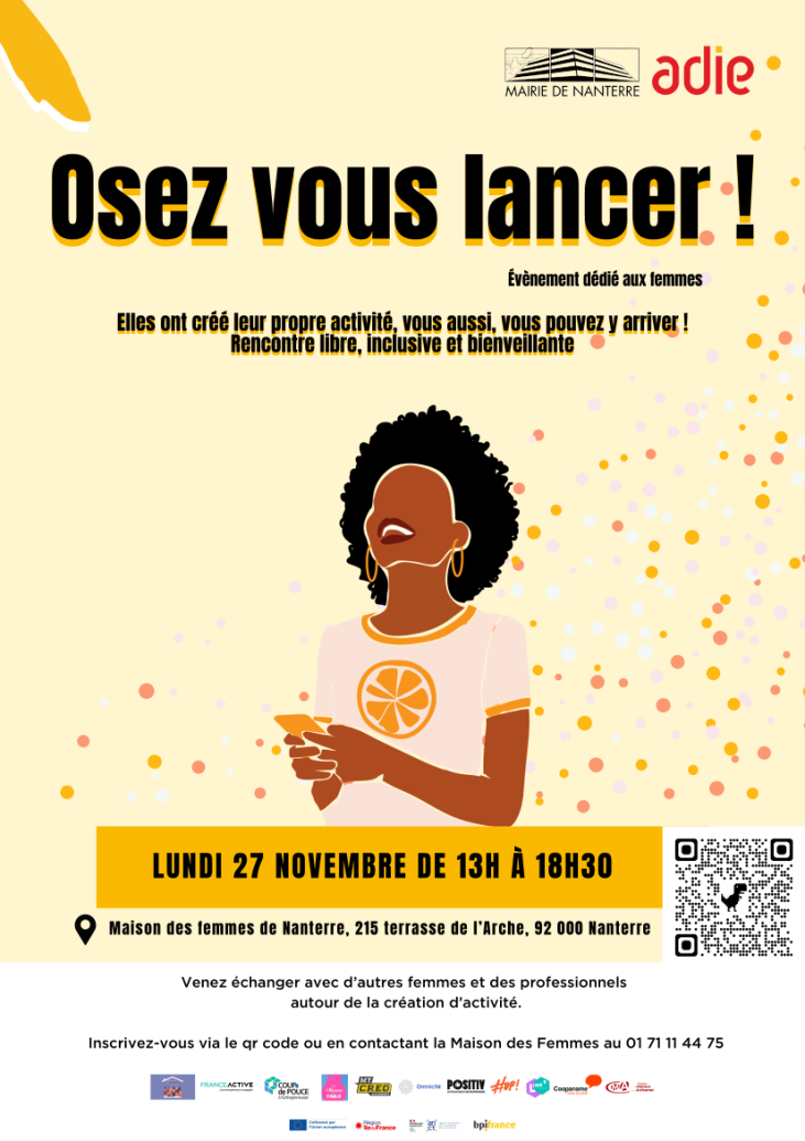 Affiche de l'évènement Osza vous lancer