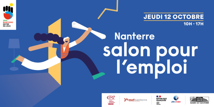 Visuel Nanterre Salon pour l'emploi 2023