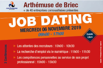 Jobdating. Plus de 40 entreprises présentes à Briec le 6 novembre!