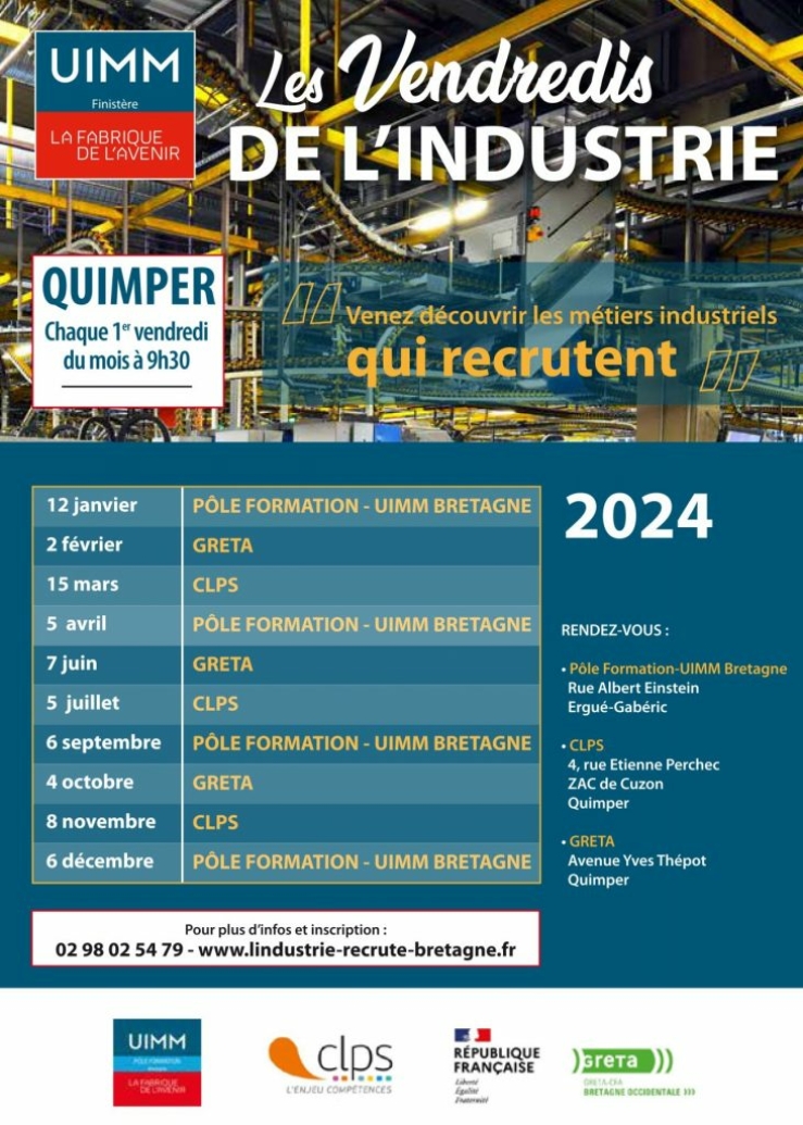 VENDREDIS DE L’INDUSTRIE À QUIMPER