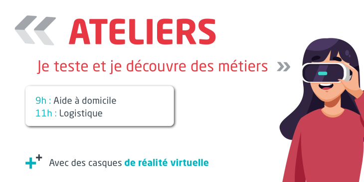 Ateliers : Je teste et je découvre des métiers