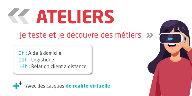 Ateliers : Je teste et je découvre des métiers