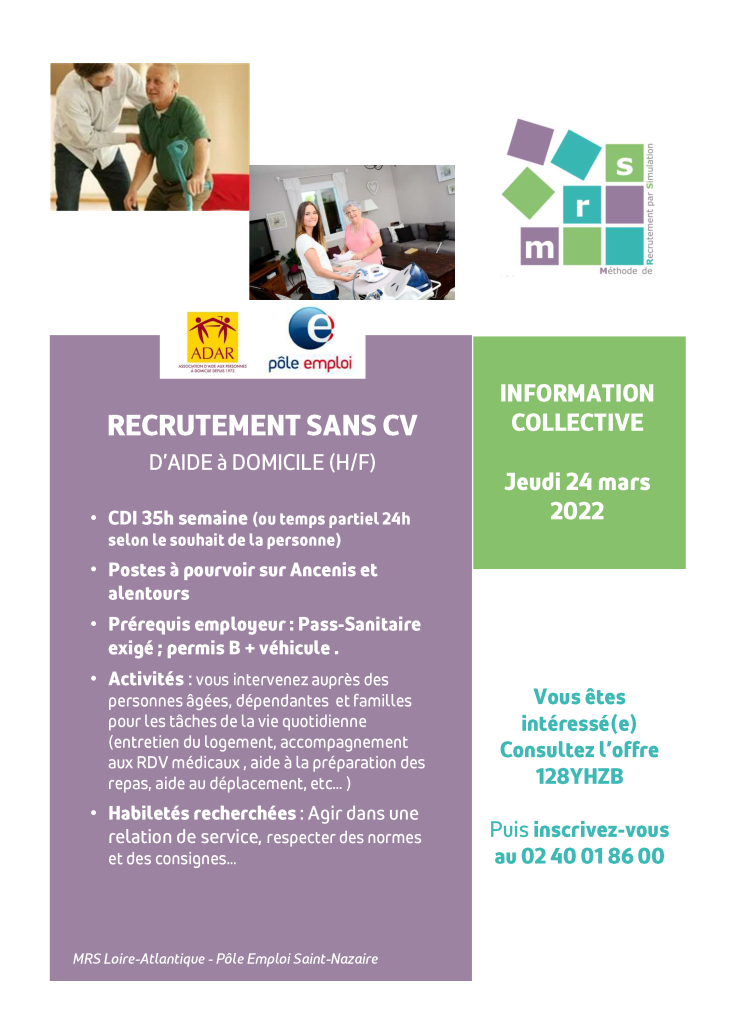 Recrutement ADAR