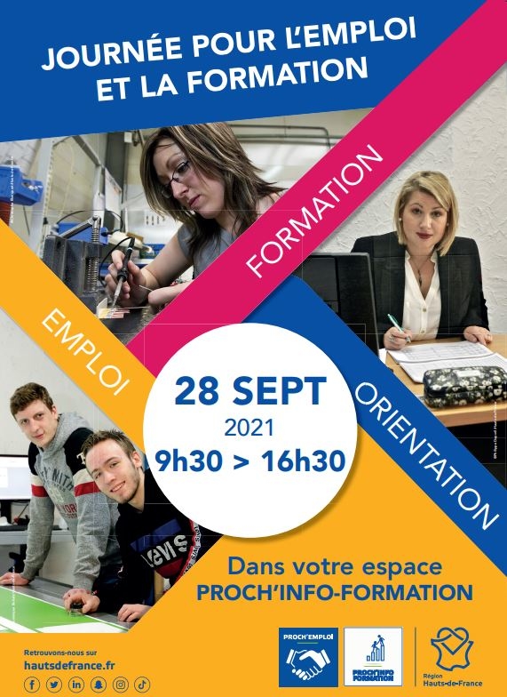 Affiche 1ère Porte Ouverte PRIF (Proch'Info Formation) Clermont