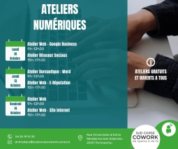 PERMANENCES NUMÉRIQUES AU SUD CORSE COWORK