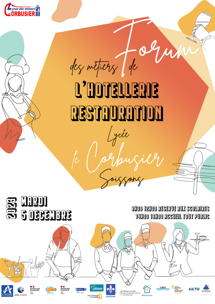 Affiche du Forum des métiers de l'Hôtellerie et de la Restauration