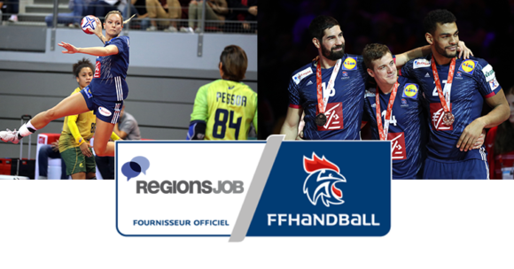 RegionsJob soutient l’équipe de France féminine de Handball pendant l’Euro