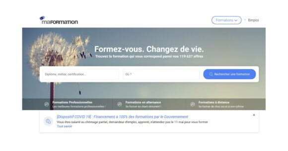 MaFormation accompagne les actifs en chômage partiel pour se former à distance