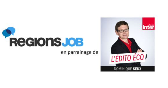 RegionsJob en parrainage de l’Edito Eco de France Inter, sur la 1ère matinale de France