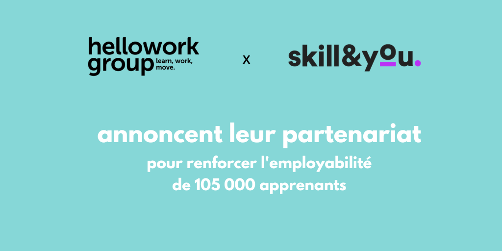Cover_Article partenariat HelloWork Group & Skill and you