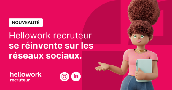 De nouveaux formats sur les réseaux sociaux, signés Hellowork recruteur