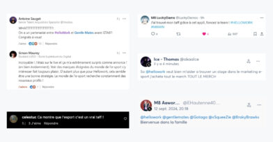 Réactions au partenariat Hellowork x Gentle Mates