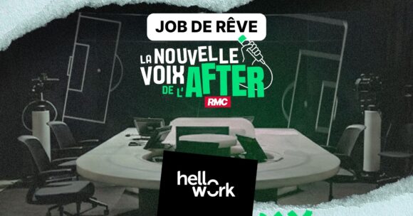 Hellowork s&rsquo;associe à RMC pour dénicher la nouvelle voix de « L&rsquo;After Foot »