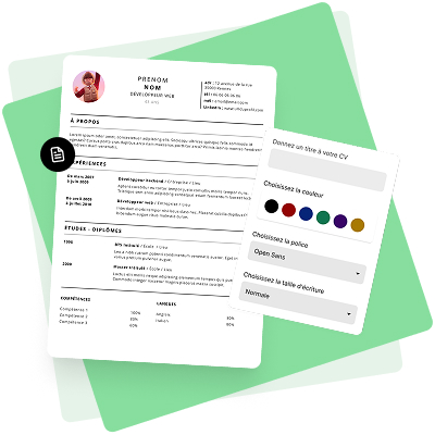 Modèle CV Exemple CV