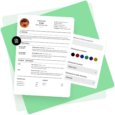 Exemple CV