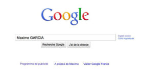 Le CV Google de Maxime Garcia