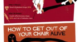 Infographie : rester assis au bureau tue