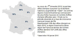 Jobomètre Regionsjob : les tendances du marché de l’emploi en région