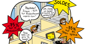 Du travail à la maison et du fun au boulot