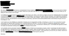 La lettre de motivation d’un stagiaire fait le tour des Etats-Unis