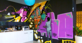 Les bureaux street art de Facebook à Singapour