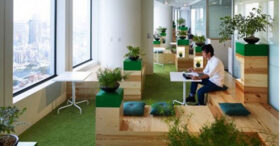 Les bureaux de Mozilla, Google et Facebook en Asie