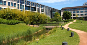 Visite de l’éco-campus Evergreen, nouveau siège du Crédit Agricole S.A.