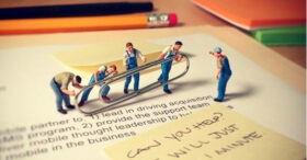 Des tranches de vie d’entreprise illustrées avec des figurines