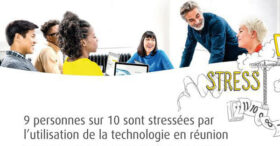 9 salariés sur 10 stressés par l’utilisation de technologies en réunion