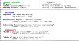 Ce CV est aussi un système d’exploitation